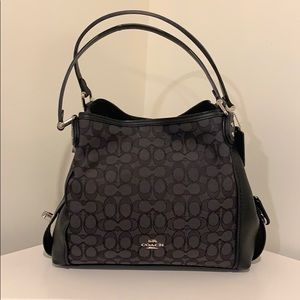 Authentic COACH Signature Edie 31 Shoulder Bag